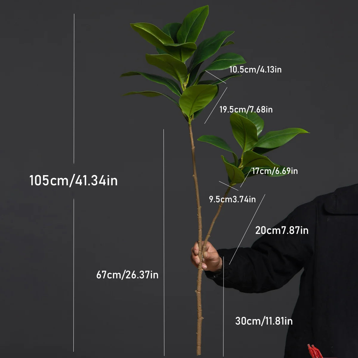 Artificial Magnolia Tree Branch 105 cm