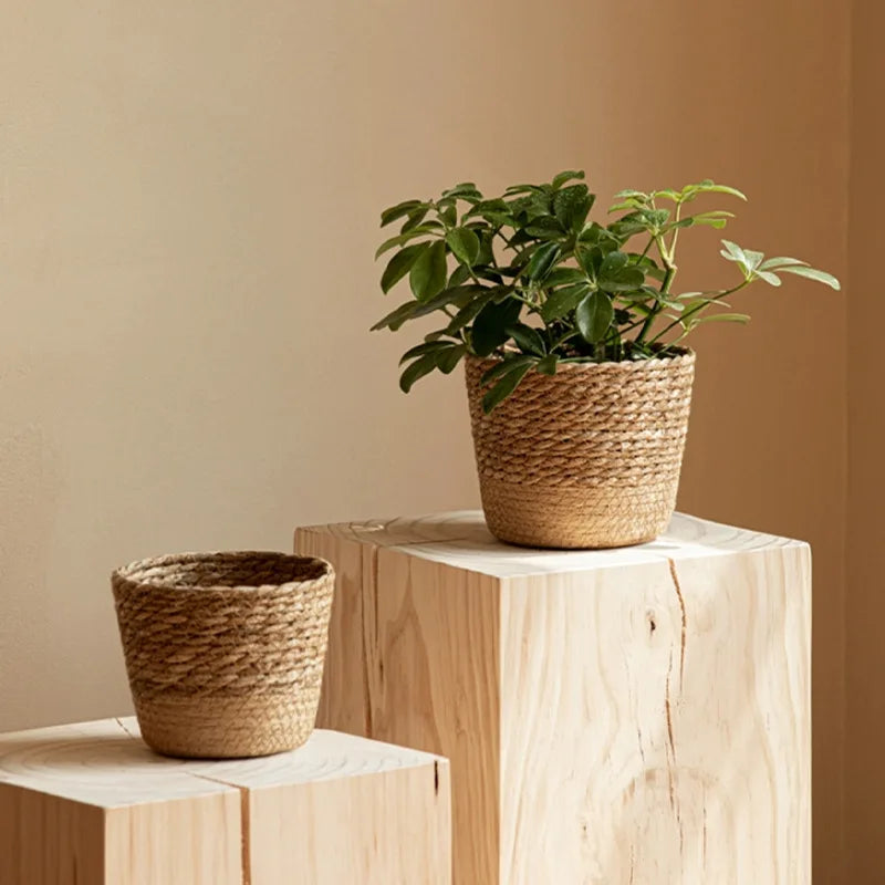 Woven Flower Pot