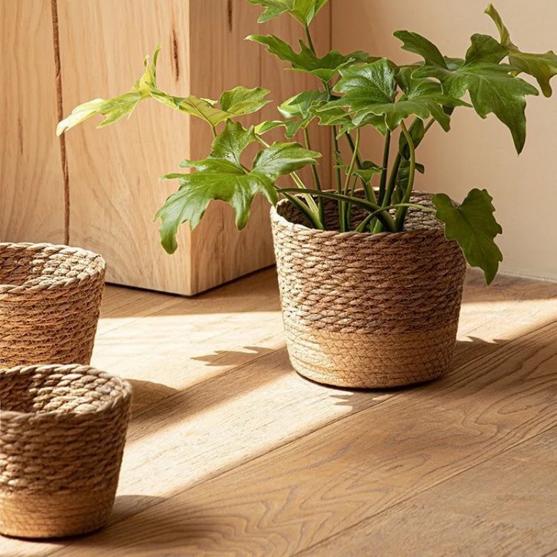 Woven Flower Pot