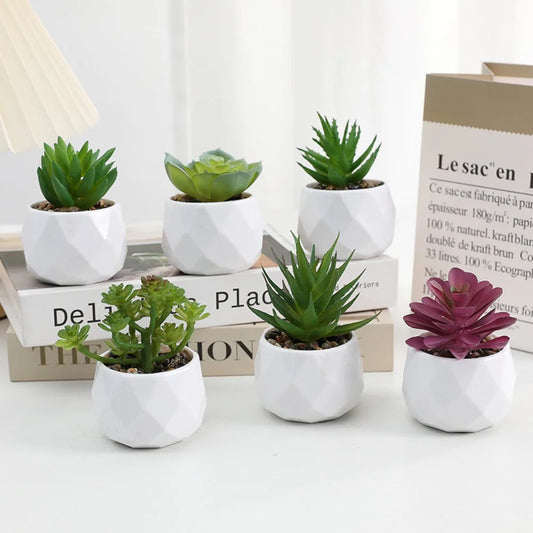 Artificial Succulent Bonsai Plants